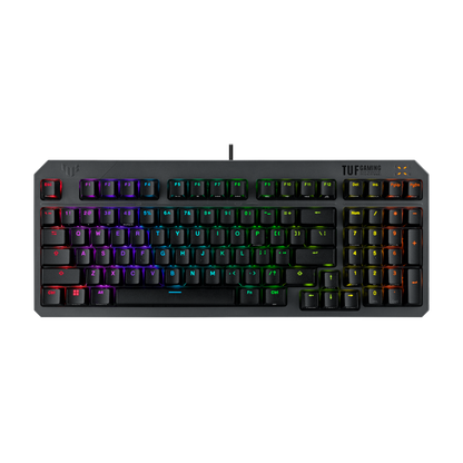 ASUS TUF Gaming K3 Gen II product photo — TUF Gaming K3 Gen II keyboard front view