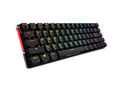 ASUS ROG Falchion product photo — ROG Falchion angled view from left
