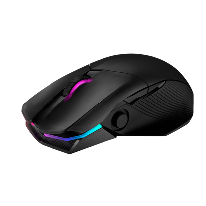 ASUS ROG Chakram product image — ROG Chakram view from the side with buttons