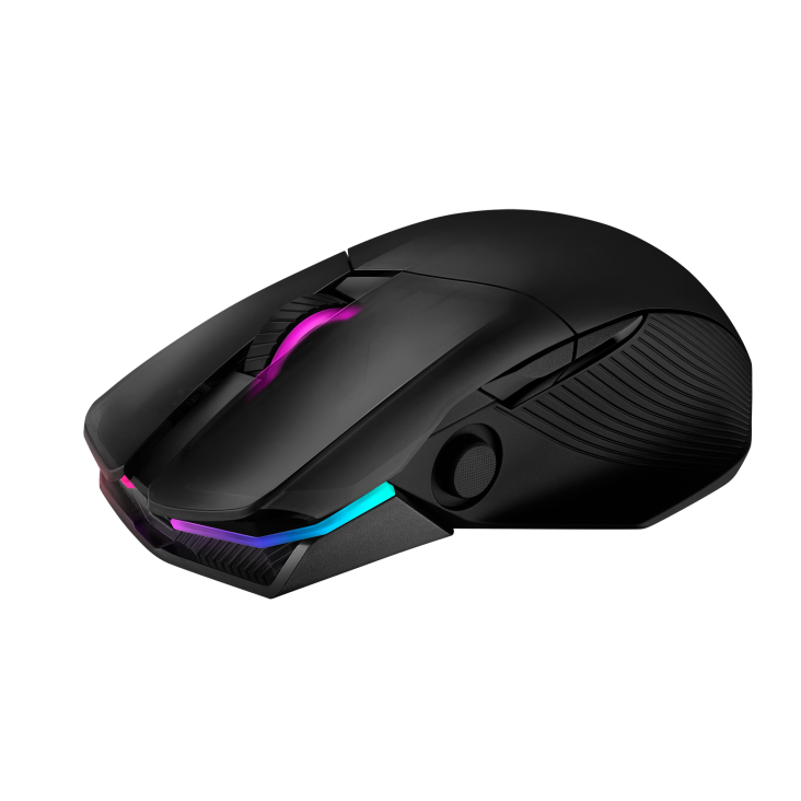 ASUS ROG Chakram product image — ROG Chakram view from the side with buttons