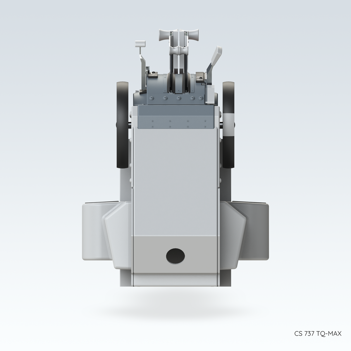 GTR Simulator CS 737TQ Motorized Throttle Quadrant with TQ Base and Fire Panel front product view