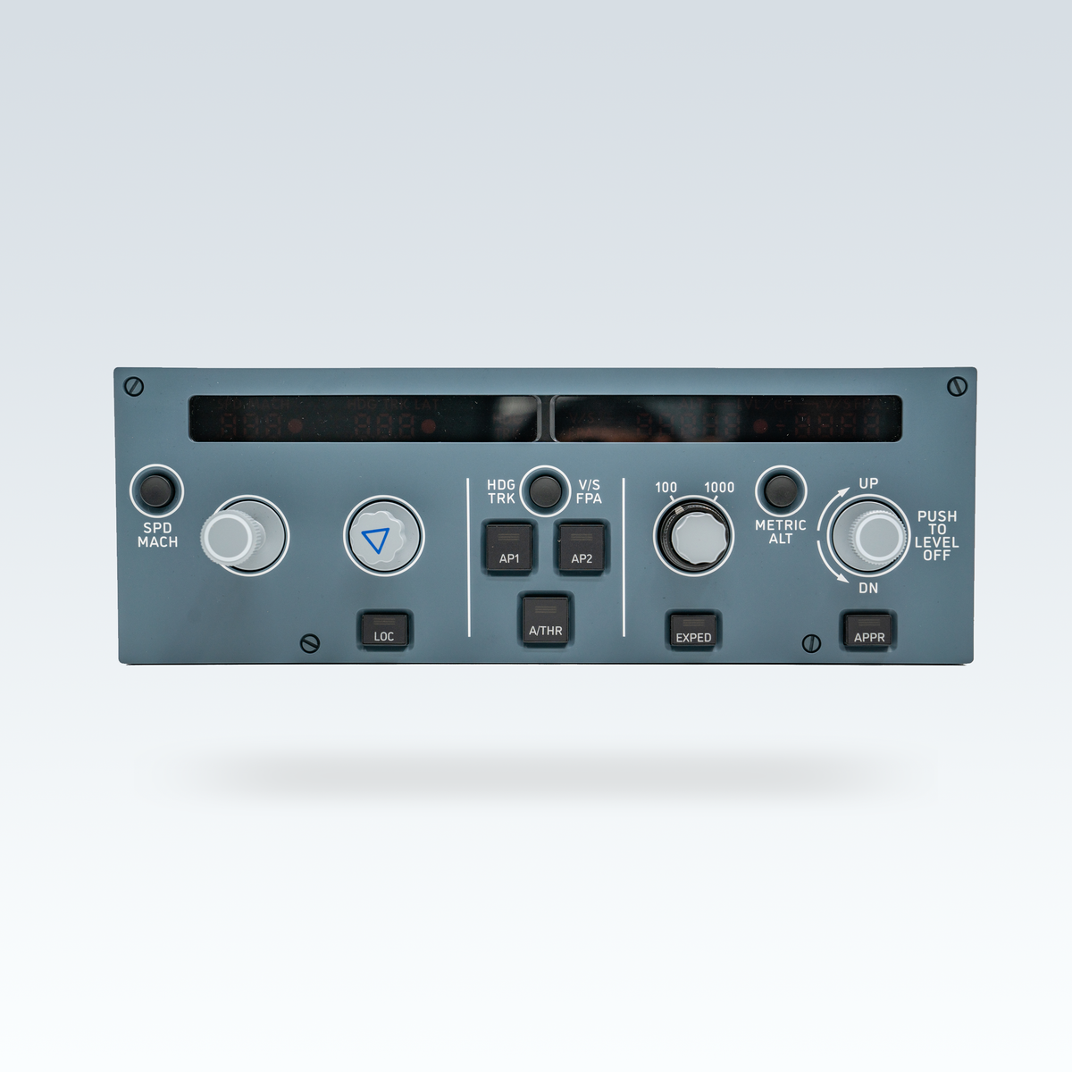 GTR Simulator CS 320N FCU-C A320 Flight Control Unit for Flight Simulators front view