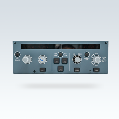 GTR Simulator CS 320N FCU-C A320 Flight Control Unit for Flight Simulators front view