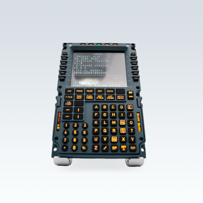 GTR Simulator CS 320A MCDU A320 Multifunction Control Display Unit alternate front angle