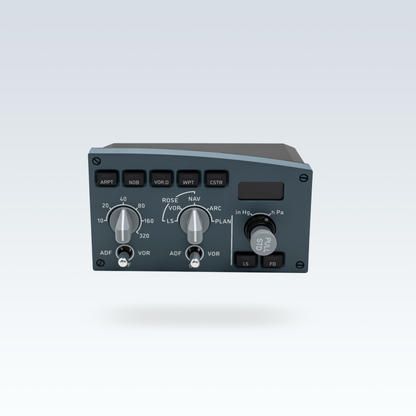 GTR Simulator CS 320N FCU-R A320 Right-Side Flight Control Unit front view