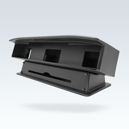GTR Simulator CS 320N FCU Desktop Stand with Interchangeable Mounting Plates front left angle