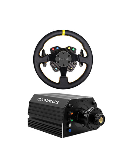 CAMMUS 15Nm DDWB & GT1 Steering Wheel Bundle (SHIP IN MARCH)