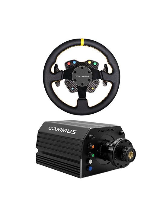 CAMMUS 15Nm DDWB & GT1 Steering Wheel Bundle