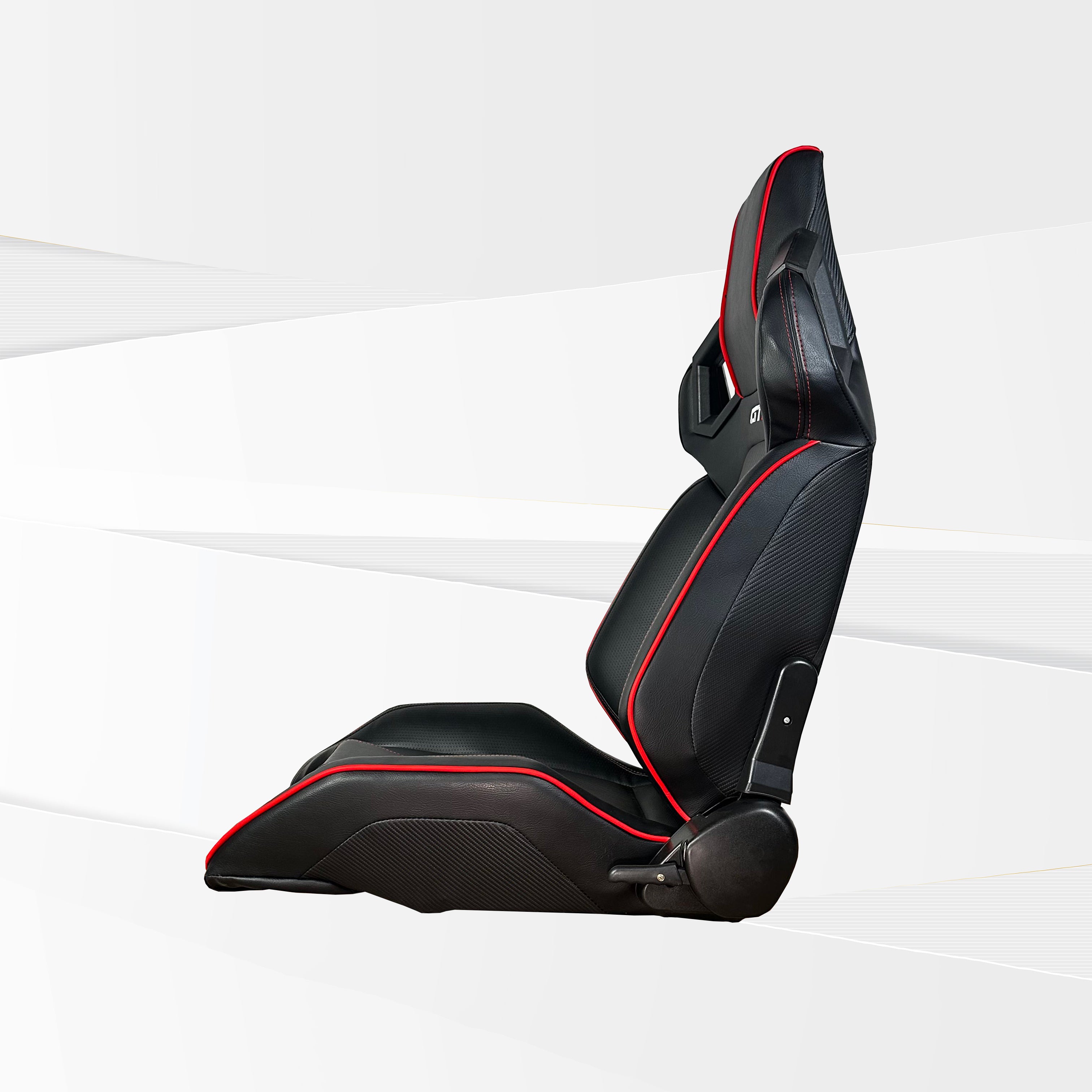 Racing simulator seat #seat-color_black-red